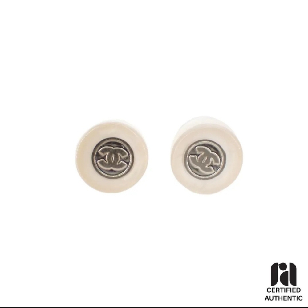 Chanel Coco Mark Resin Earrings